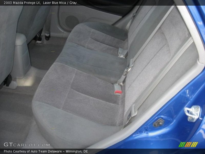 Laser Blue Mica / Gray 2003 Mazda Protege LX