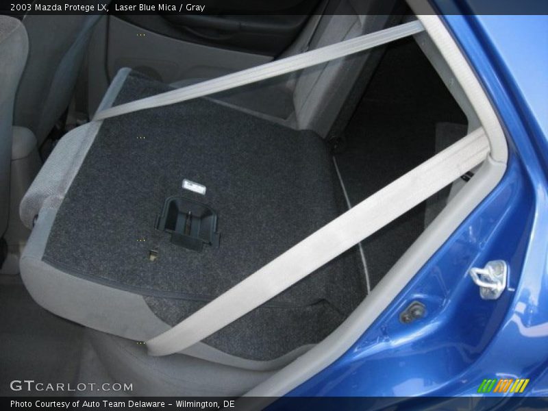 Laser Blue Mica / Gray 2003 Mazda Protege LX