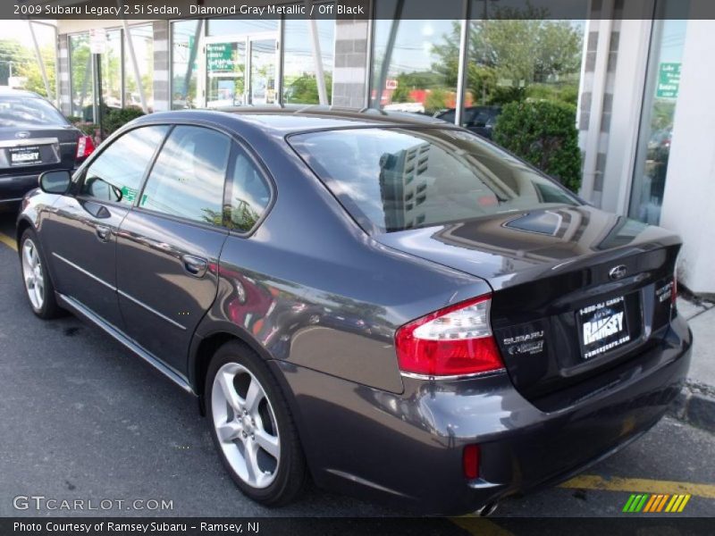 Diamond Gray Metallic / Off Black 2009 Subaru Legacy 2.5i Sedan