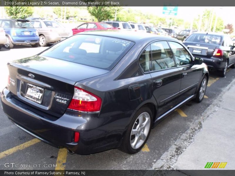 Diamond Gray Metallic / Off Black 2009 Subaru Legacy 2.5i Sedan