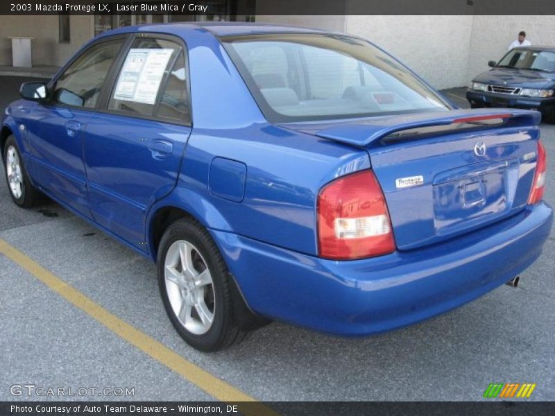 Laser Blue Mica / Gray 2003 Mazda Protege LX