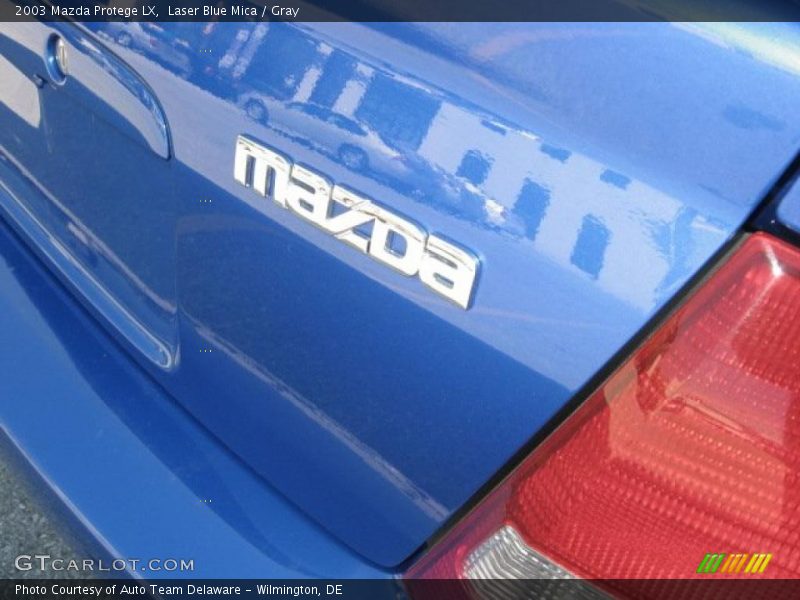 Laser Blue Mica / Gray 2003 Mazda Protege LX