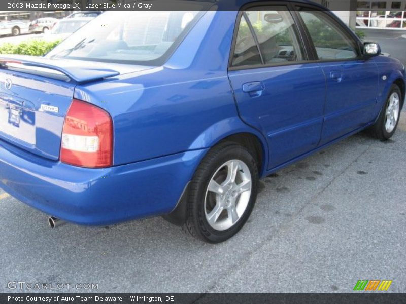 Laser Blue Mica / Gray 2003 Mazda Protege LX