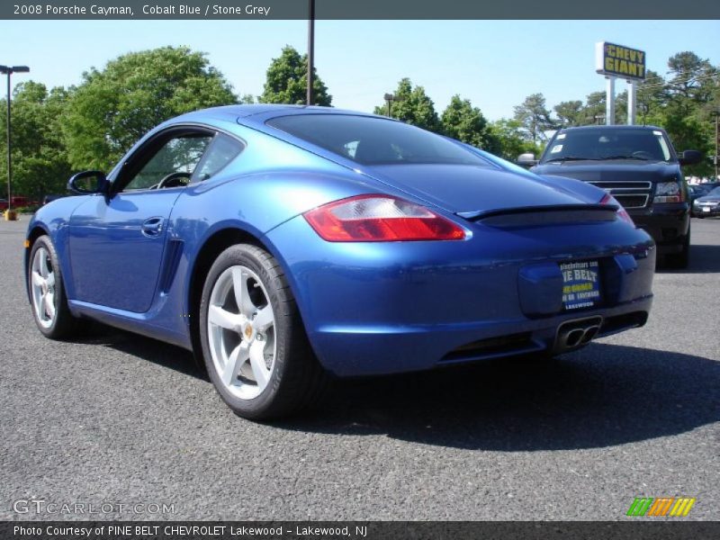 Cobalt Blue / Stone Grey 2008 Porsche Cayman