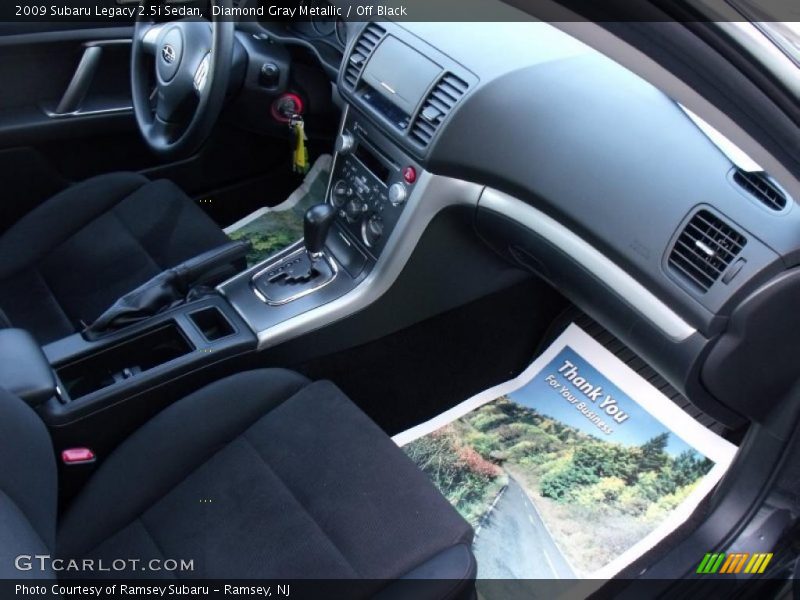 Diamond Gray Metallic / Off Black 2009 Subaru Legacy 2.5i Sedan