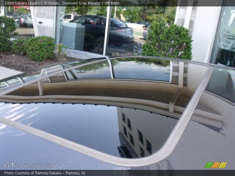 Diamond Gray Metallic / Off Black 2009 Subaru Legacy 2.5i Sedan