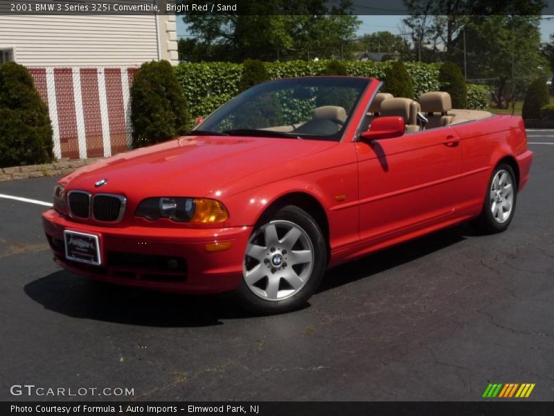 Bright Red / Sand 2001 BMW 3 Series 325i Convertible
