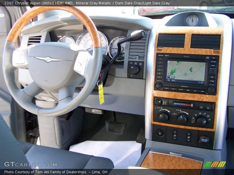 Mineral Gray Metallic / Dark Slate Gray/Light Slate Gray 2007 Chrysler Aspen Limited HEMI 4WD