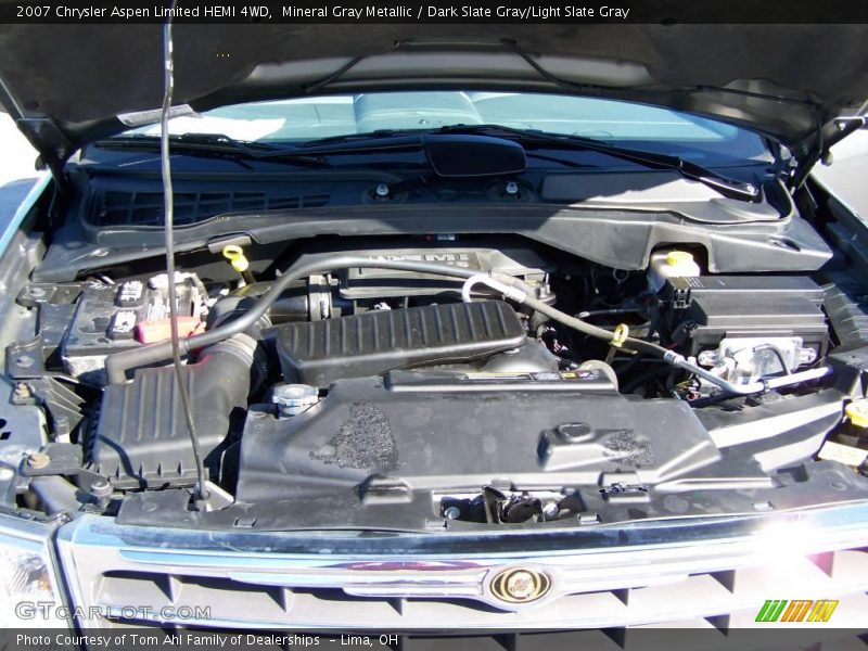 Mineral Gray Metallic / Dark Slate Gray/Light Slate Gray 2007 Chrysler Aspen Limited HEMI 4WD