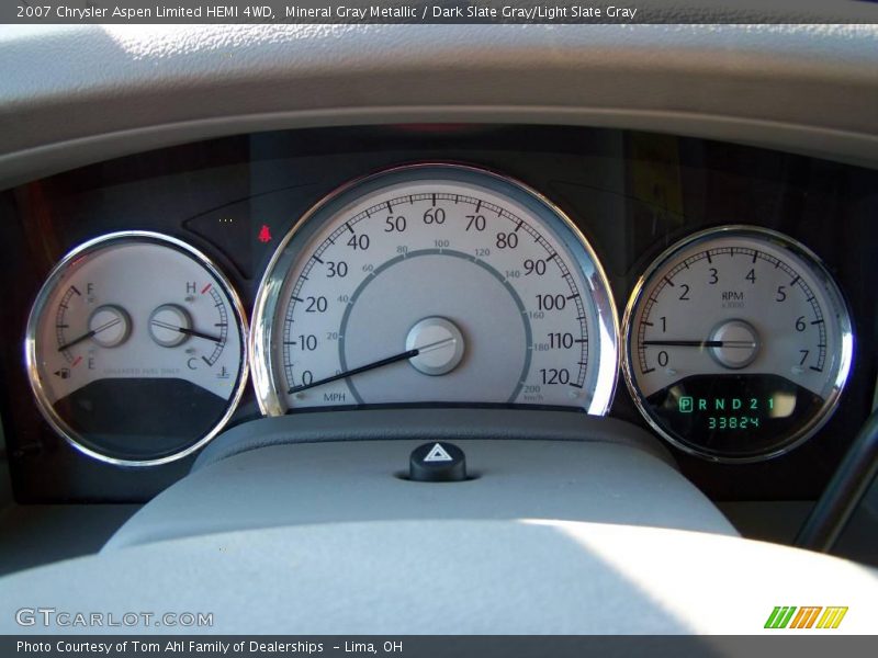 Mineral Gray Metallic / Dark Slate Gray/Light Slate Gray 2007 Chrysler Aspen Limited HEMI 4WD