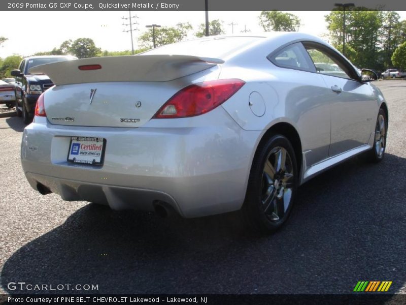 Quicksilver Metallic / Ebony 2009 Pontiac G6 GXP Coupe