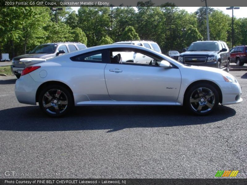 Quicksilver Metallic / Ebony 2009 Pontiac G6 GXP Coupe