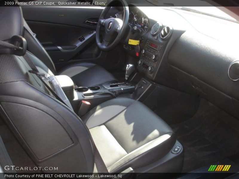 Quicksilver Metallic / Ebony 2009 Pontiac G6 GXP Coupe