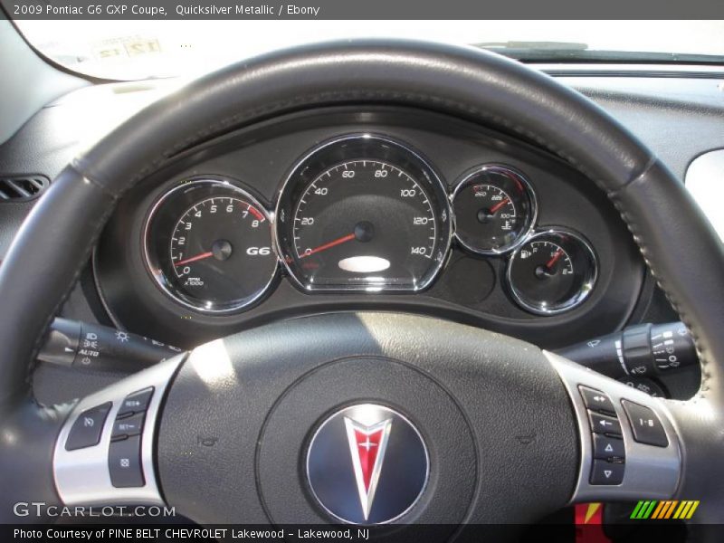 Quicksilver Metallic / Ebony 2009 Pontiac G6 GXP Coupe