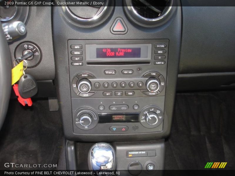 Quicksilver Metallic / Ebony 2009 Pontiac G6 GXP Coupe