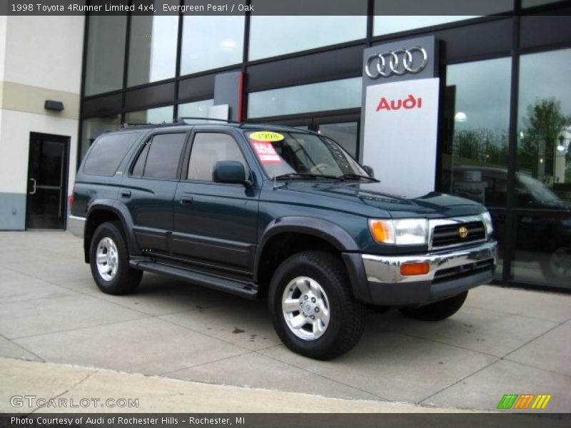 Evergreen Pearl / Oak 1998 Toyota 4Runner Limited 4x4