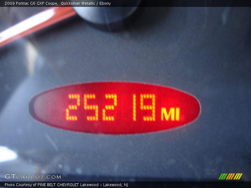 Quicksilver Metallic / Ebony 2009 Pontiac G6 GXP Coupe