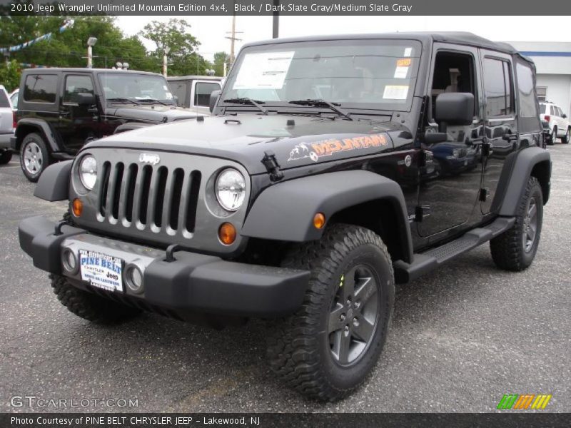 Black / Dark Slate Gray/Medium Slate Gray 2010 Jeep Wrangler Unlimited Mountain Edition 4x4