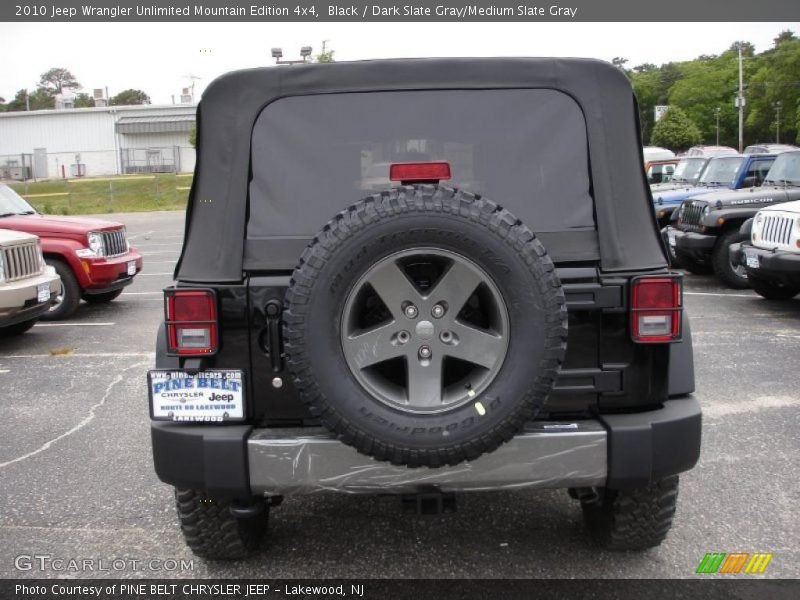 Black / Dark Slate Gray/Medium Slate Gray 2010 Jeep Wrangler Unlimited Mountain Edition 4x4