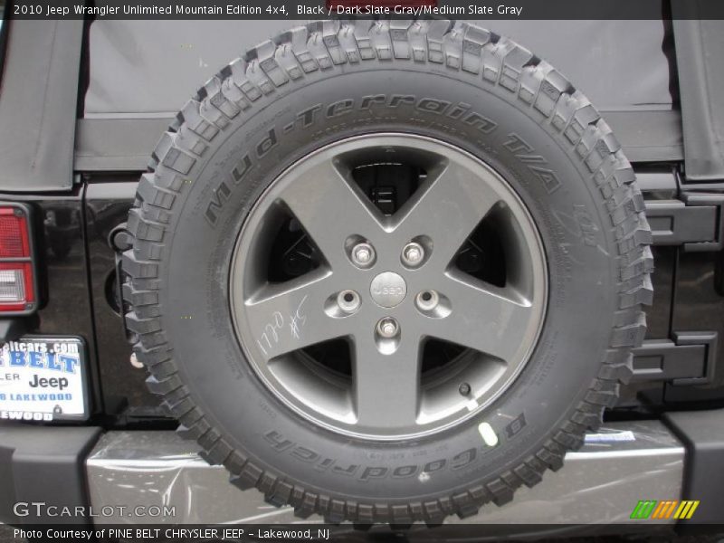 Black / Dark Slate Gray/Medium Slate Gray 2010 Jeep Wrangler Unlimited Mountain Edition 4x4