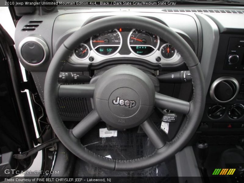 Black / Dark Slate Gray/Medium Slate Gray 2010 Jeep Wrangler Unlimited Mountain Edition 4x4