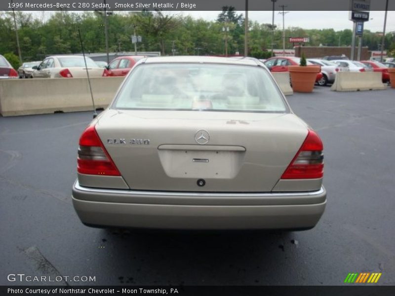 Smoke Silver Metallic / Beige 1996 Mercedes-Benz C 280 Sedan