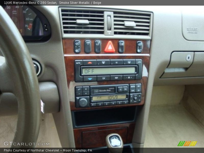 Smoke Silver Metallic / Beige 1996 Mercedes-Benz C 280 Sedan