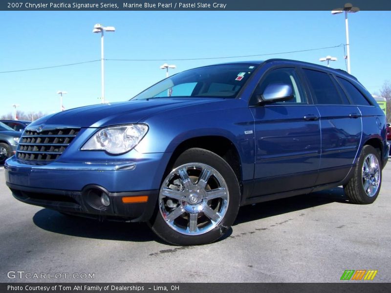 Marine Blue Pearl / Pastel Slate Gray 2007 Chrysler Pacifica Signature Series