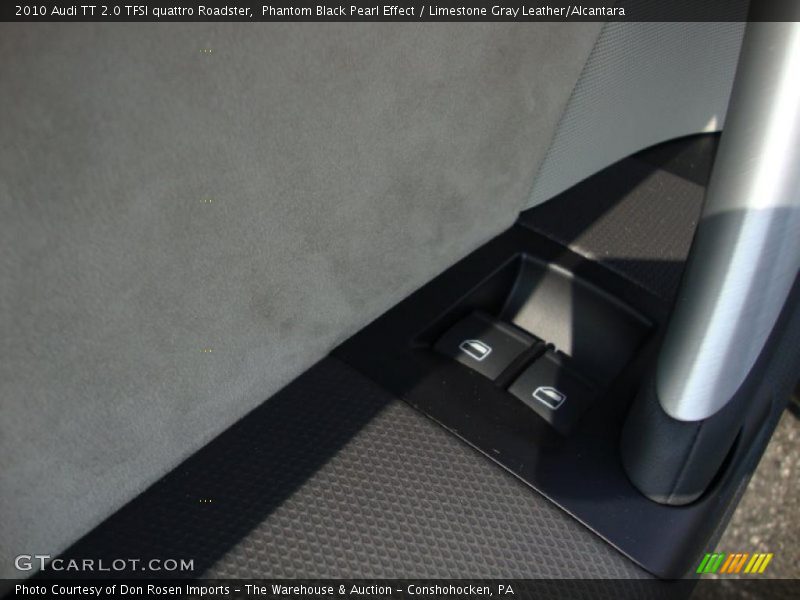 Phantom Black Pearl Effect / Limestone Gray Leather/Alcantara 2010 Audi TT 2.0 TFSI quattro Roadster