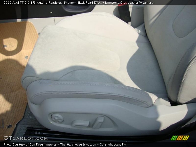 Phantom Black Pearl Effect / Limestone Gray Leather/Alcantara 2010 Audi TT 2.0 TFSI quattro Roadster