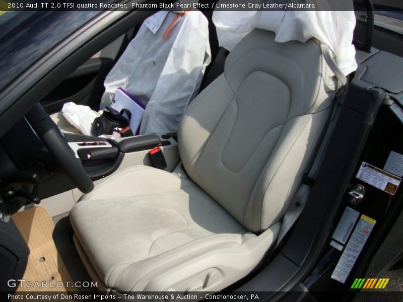 Phantom Black Pearl Effect / Limestone Gray Leather/Alcantara 2010 Audi TT 2.0 TFSI quattro Roadster