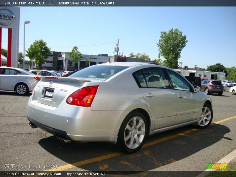 Radiant Silver Metallic / Cafe Latte 2008 Nissan Maxima 3.5 SE