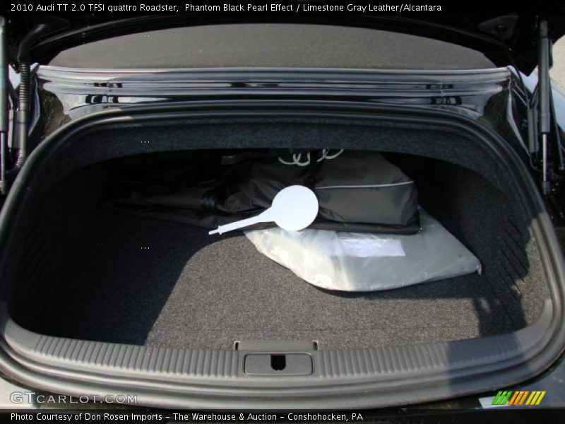Phantom Black Pearl Effect / Limestone Gray Leather/Alcantara 2010 Audi TT 2.0 TFSI quattro Roadster