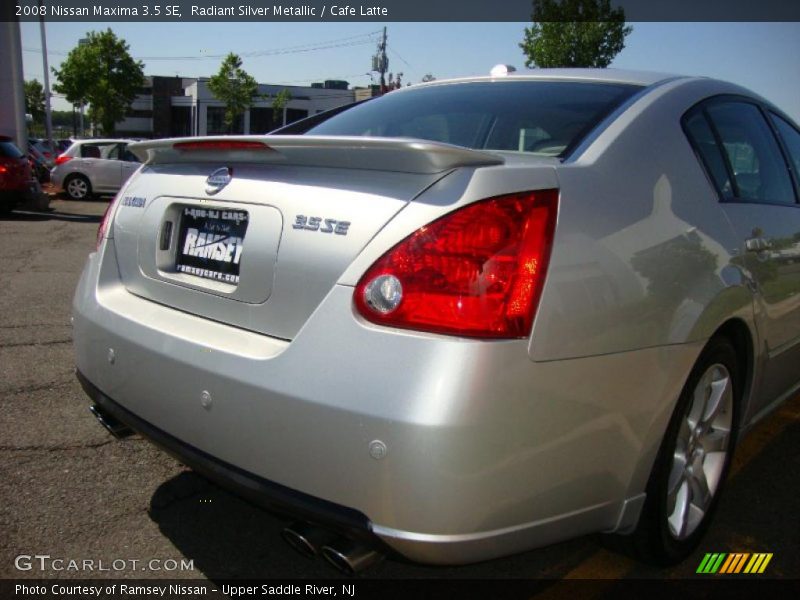 Radiant Silver Metallic / Cafe Latte 2008 Nissan Maxima 3.5 SE