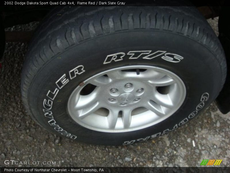 Flame Red / Dark Slate Gray 2002 Dodge Dakota Sport Quad Cab 4x4