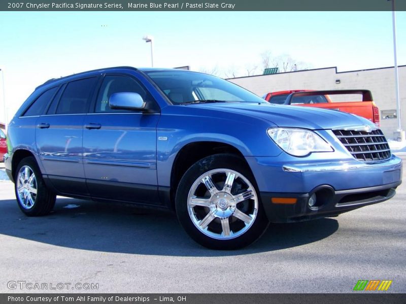 Marine Blue Pearl / Pastel Slate Gray 2007 Chrysler Pacifica Signature Series