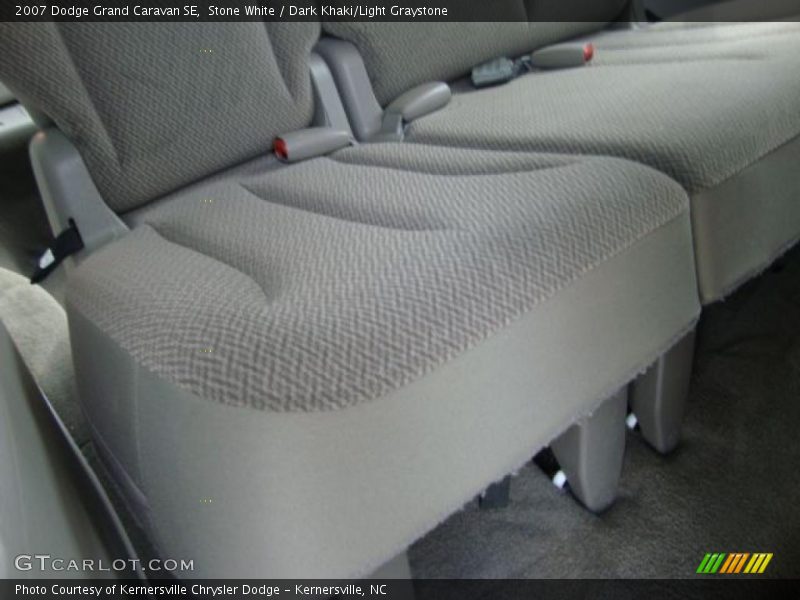 Stone White / Dark Khaki/Light Graystone 2007 Dodge Grand Caravan SE
