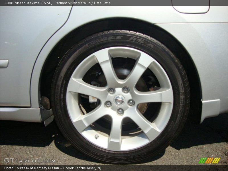 Radiant Silver Metallic / Cafe Latte 2008 Nissan Maxima 3.5 SE