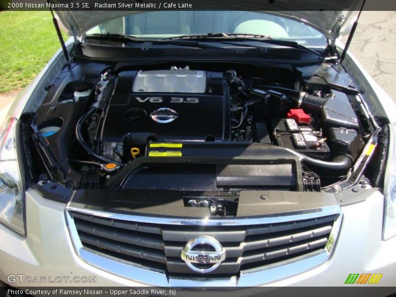 Radiant Silver Metallic / Cafe Latte 2008 Nissan Maxima 3.5 SE