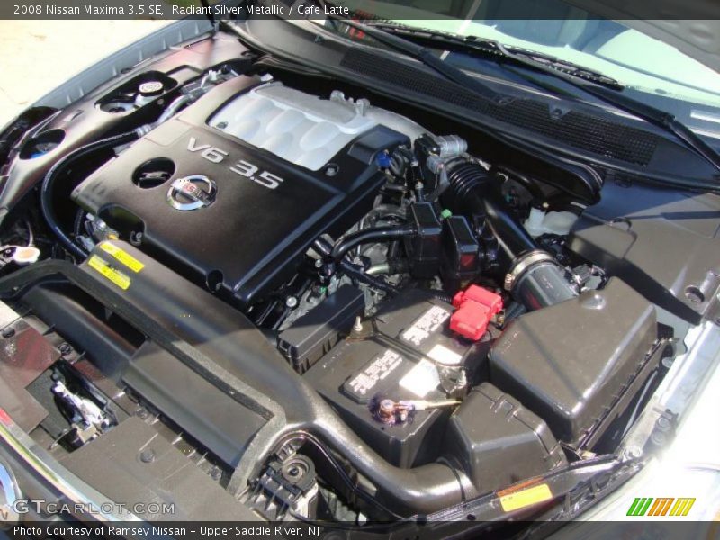 Radiant Silver Metallic / Cafe Latte 2008 Nissan Maxima 3.5 SE