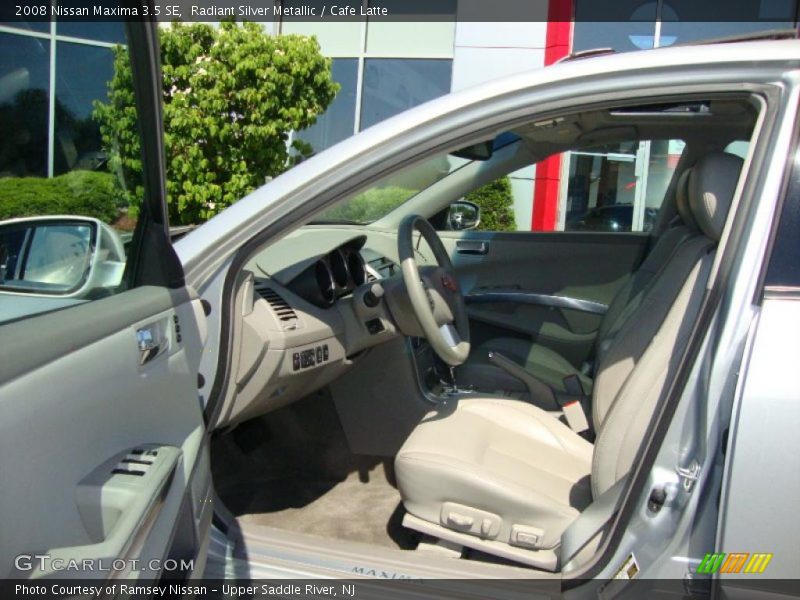 Radiant Silver Metallic / Cafe Latte 2008 Nissan Maxima 3.5 SE