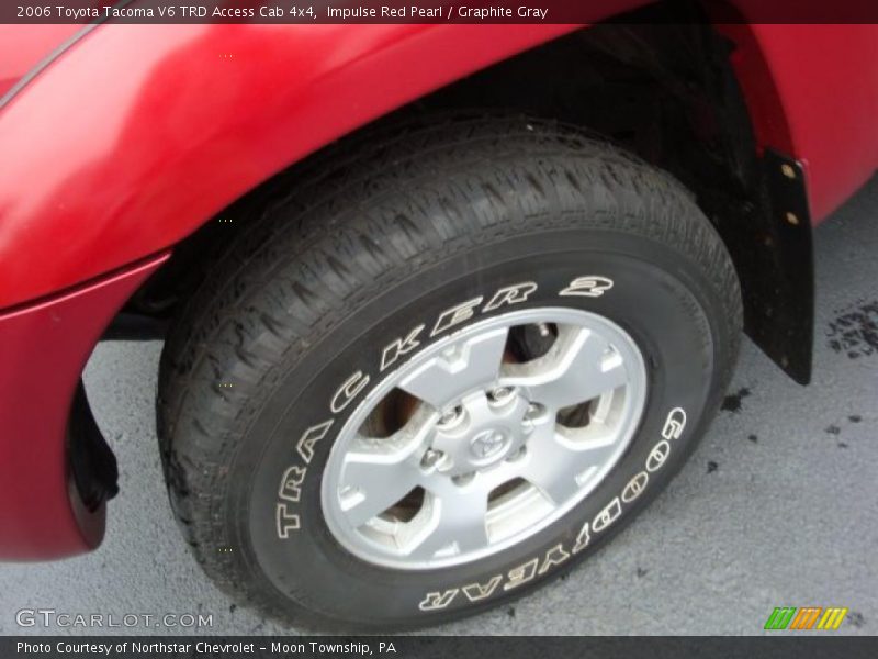 Impulse Red Pearl / Graphite Gray 2006 Toyota Tacoma V6 TRD Access Cab 4x4