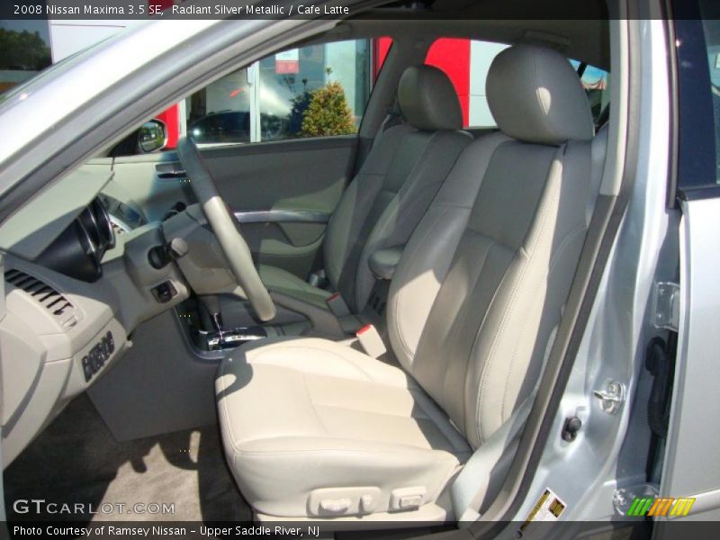 Radiant Silver Metallic / Cafe Latte 2008 Nissan Maxima 3.5 SE