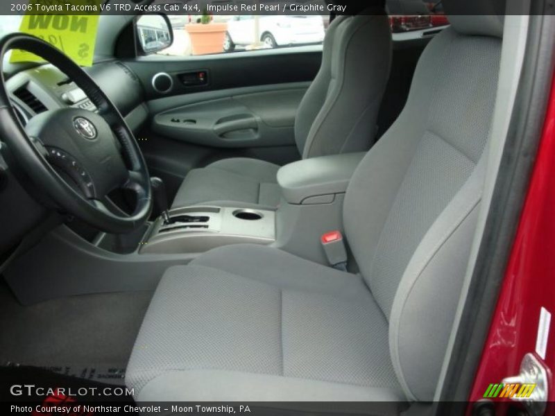 Impulse Red Pearl / Graphite Gray 2006 Toyota Tacoma V6 TRD Access Cab 4x4