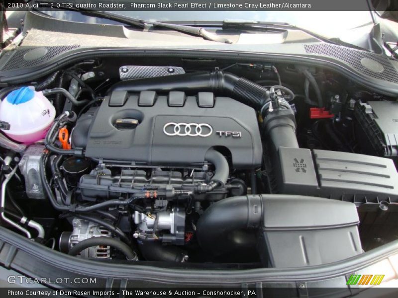 Phantom Black Pearl Effect / Limestone Gray Leather/Alcantara 2010 Audi TT 2.0 TFSI quattro Roadster