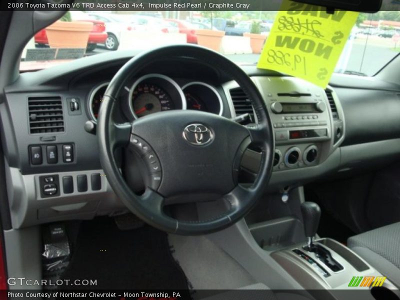 Impulse Red Pearl / Graphite Gray 2006 Toyota Tacoma V6 TRD Access Cab 4x4