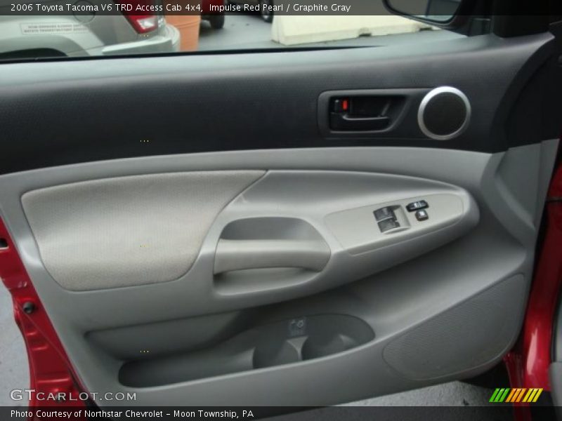 Impulse Red Pearl / Graphite Gray 2006 Toyota Tacoma V6 TRD Access Cab 4x4