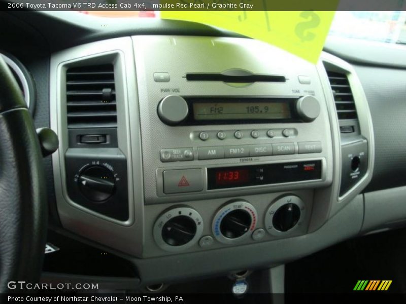 Impulse Red Pearl / Graphite Gray 2006 Toyota Tacoma V6 TRD Access Cab 4x4