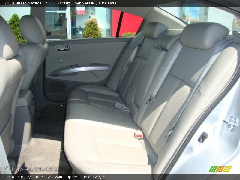 Radiant Silver Metallic / Cafe Latte 2008 Nissan Maxima 3.5 SE