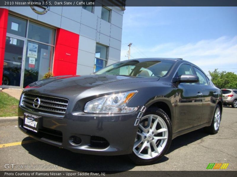 Dark Slate / Caffe Latte 2010 Nissan Maxima 3.5 S
